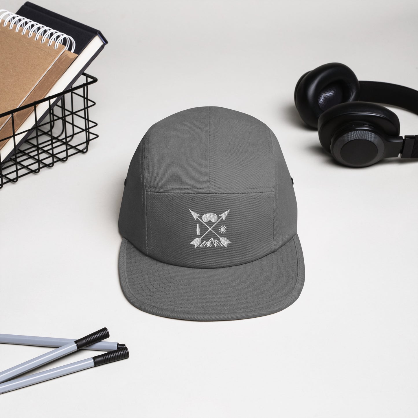 Compass Rose Five Panel Cap