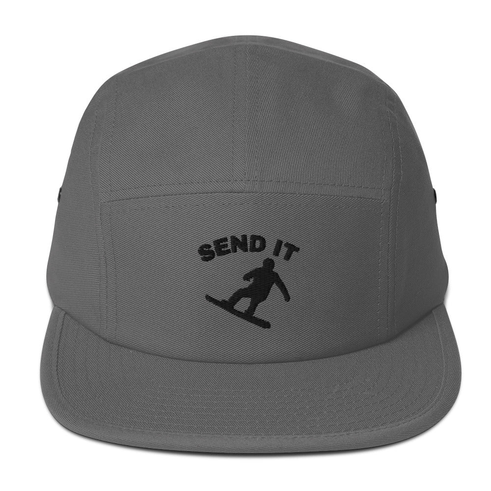 Snowboard Send It Five Panel Cap