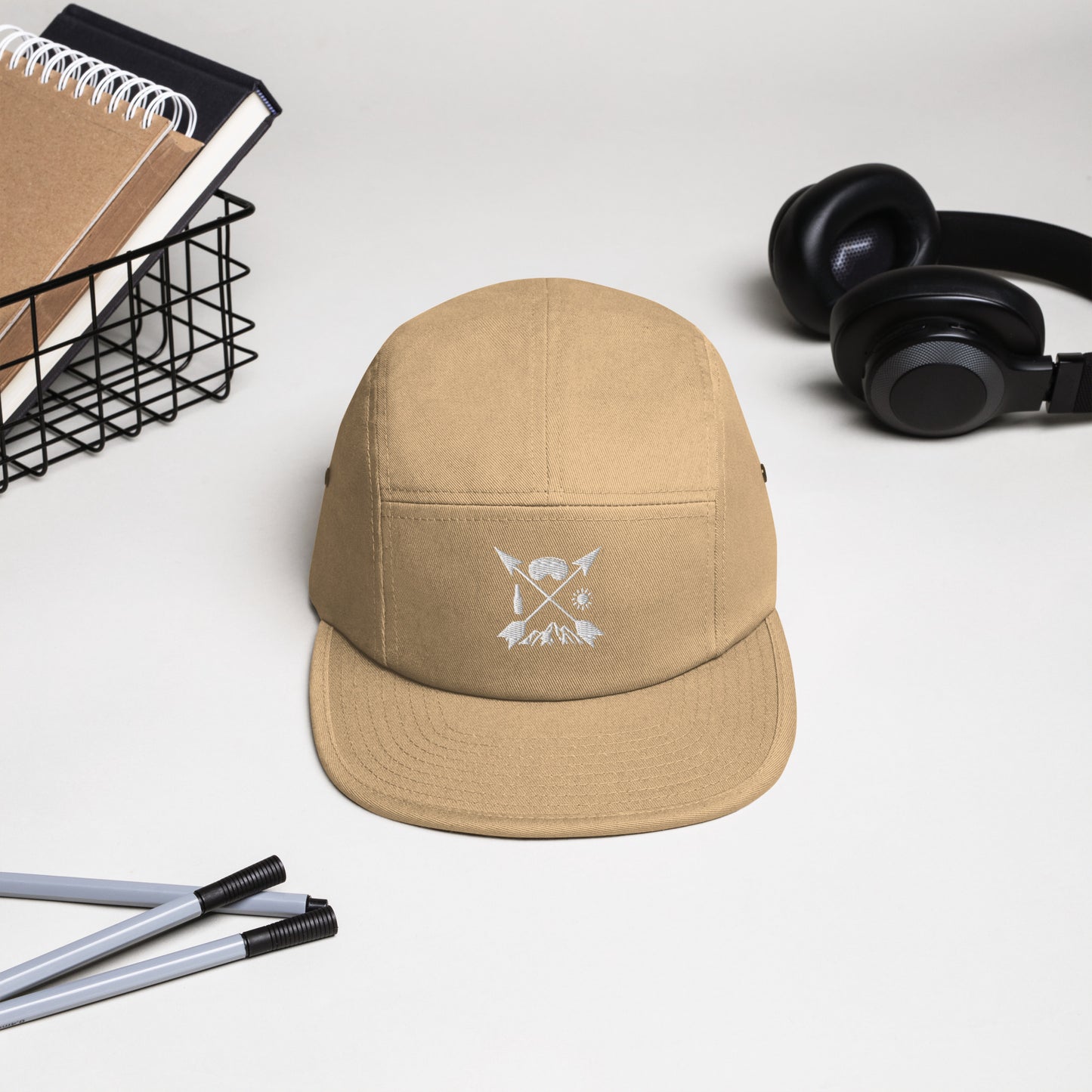 Compass Rose Five Panel Cap