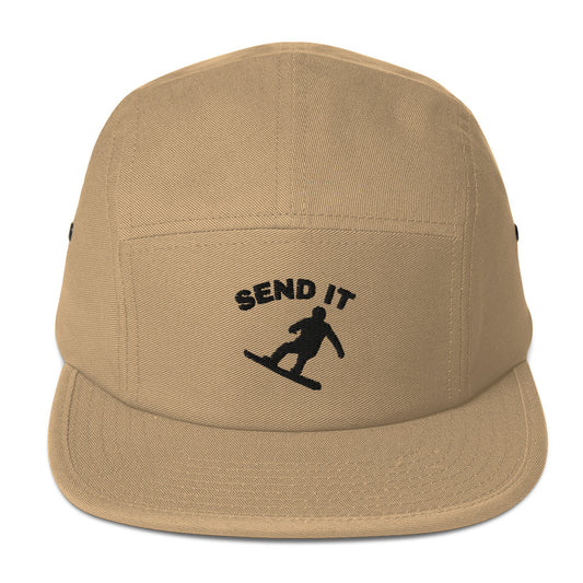 Snowboard Send It Five Panel Cap