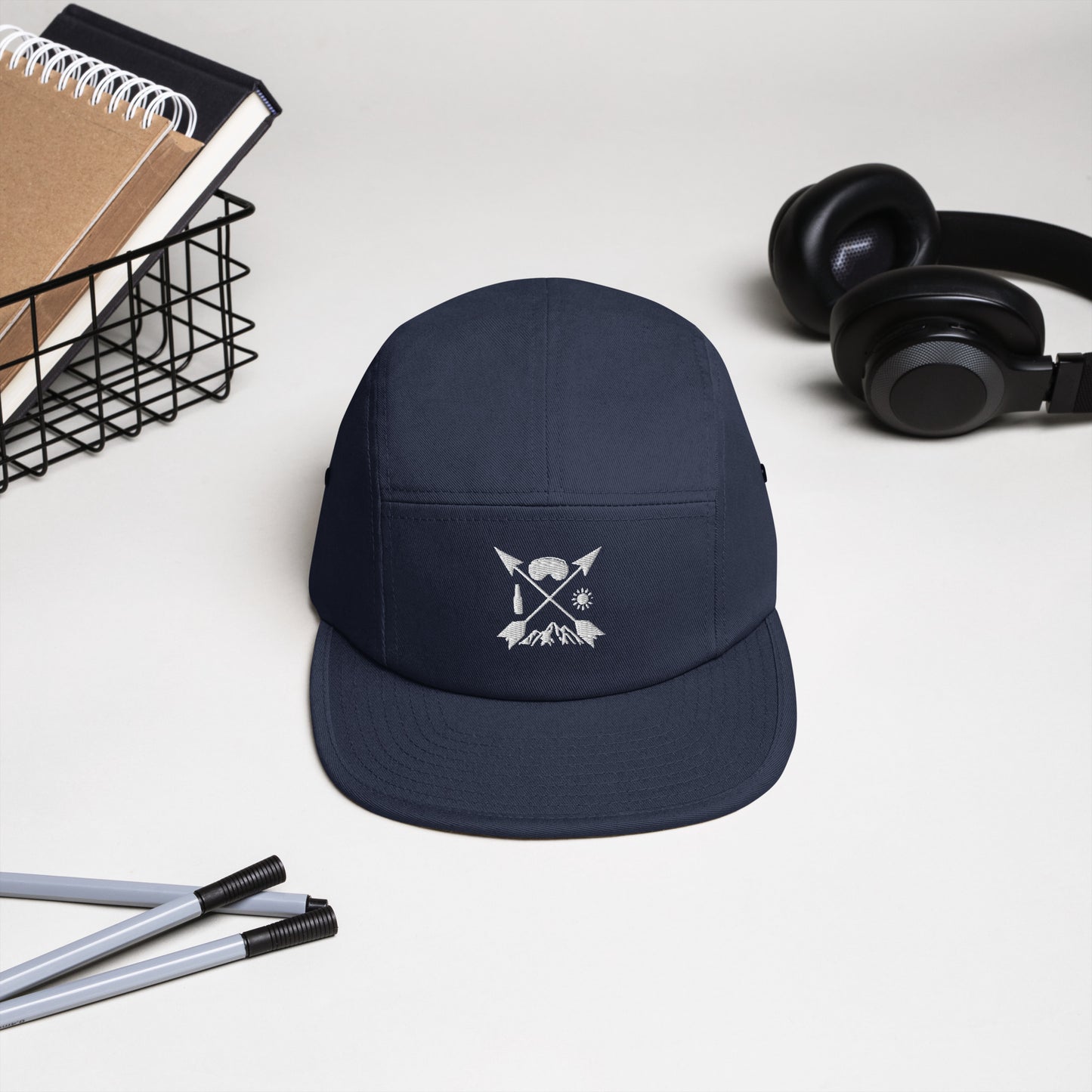 Compass Rose Five Panel Cap