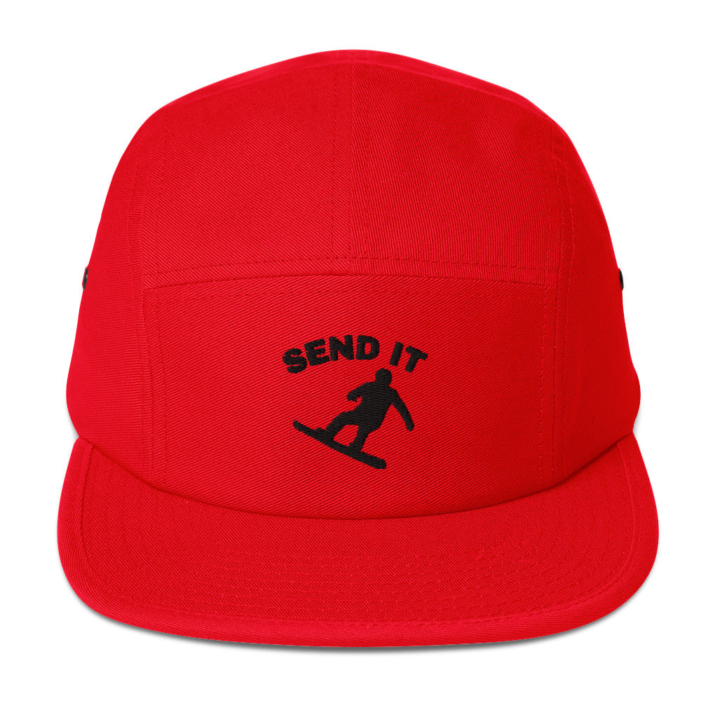 Snowboard Send It Five Panel Cap