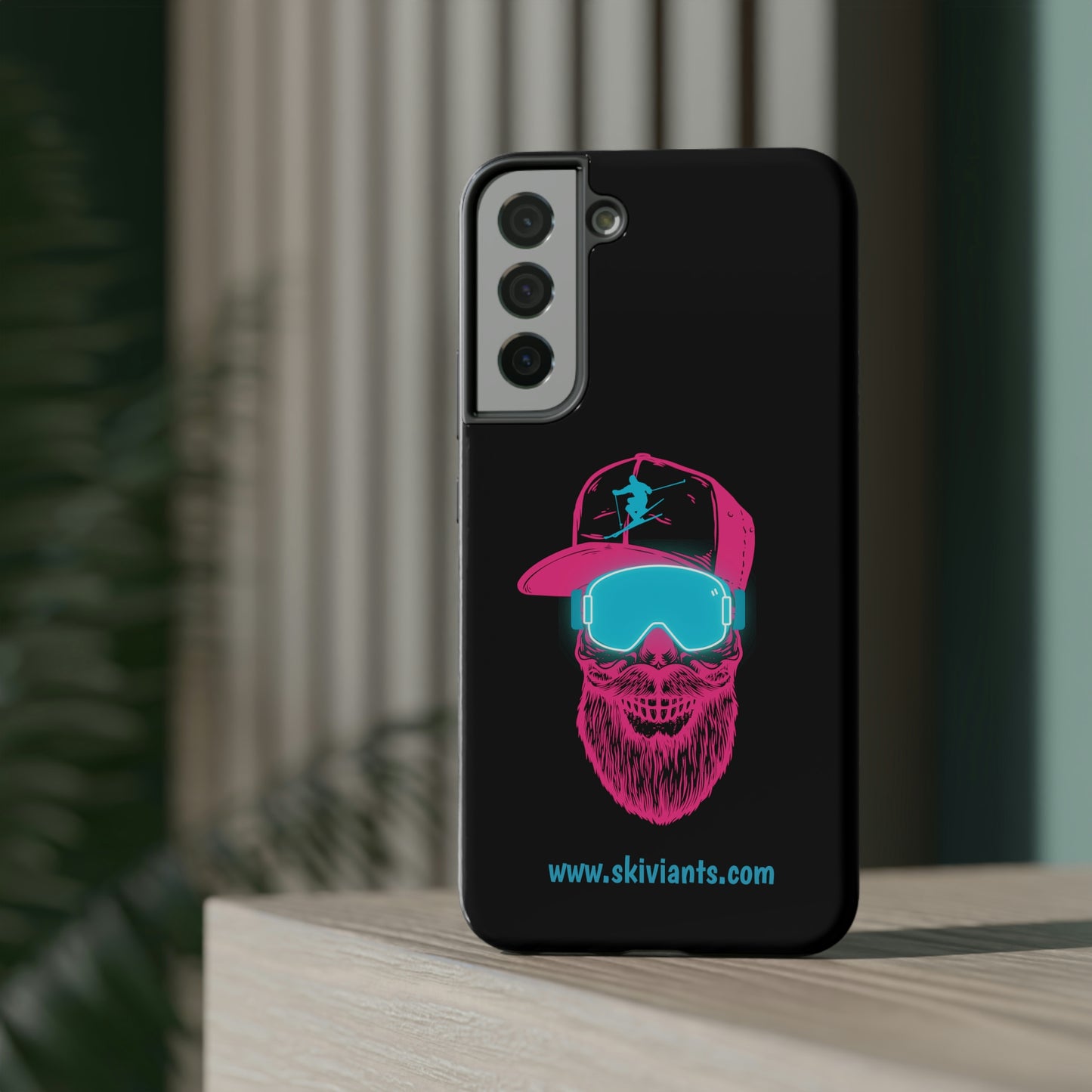 Pink Beard Impact-Resistant Phone Case