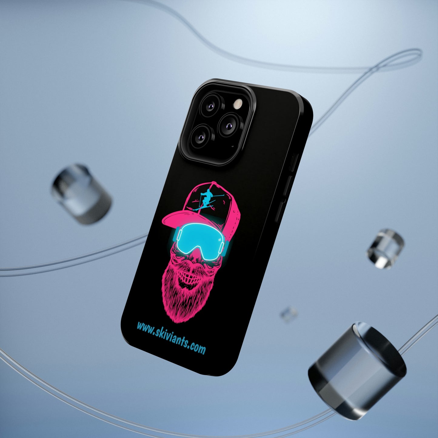 Pink Beard Impact-Resistant Phone Case