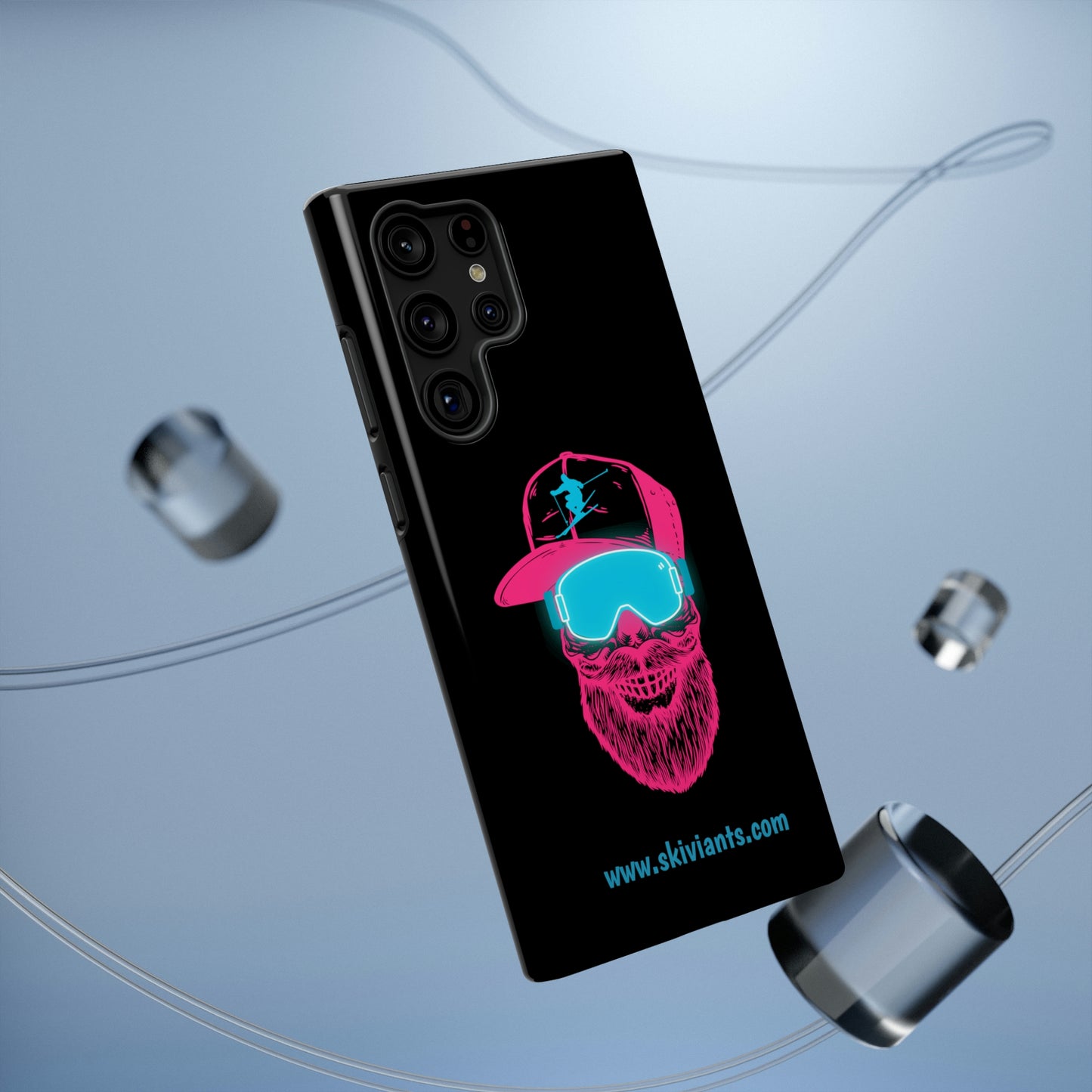 Pink Beard Impact-Resistant Phone Case