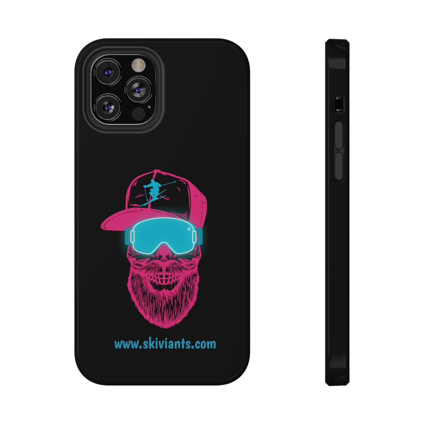 Pink Beard Impact-Resistant Phone Case