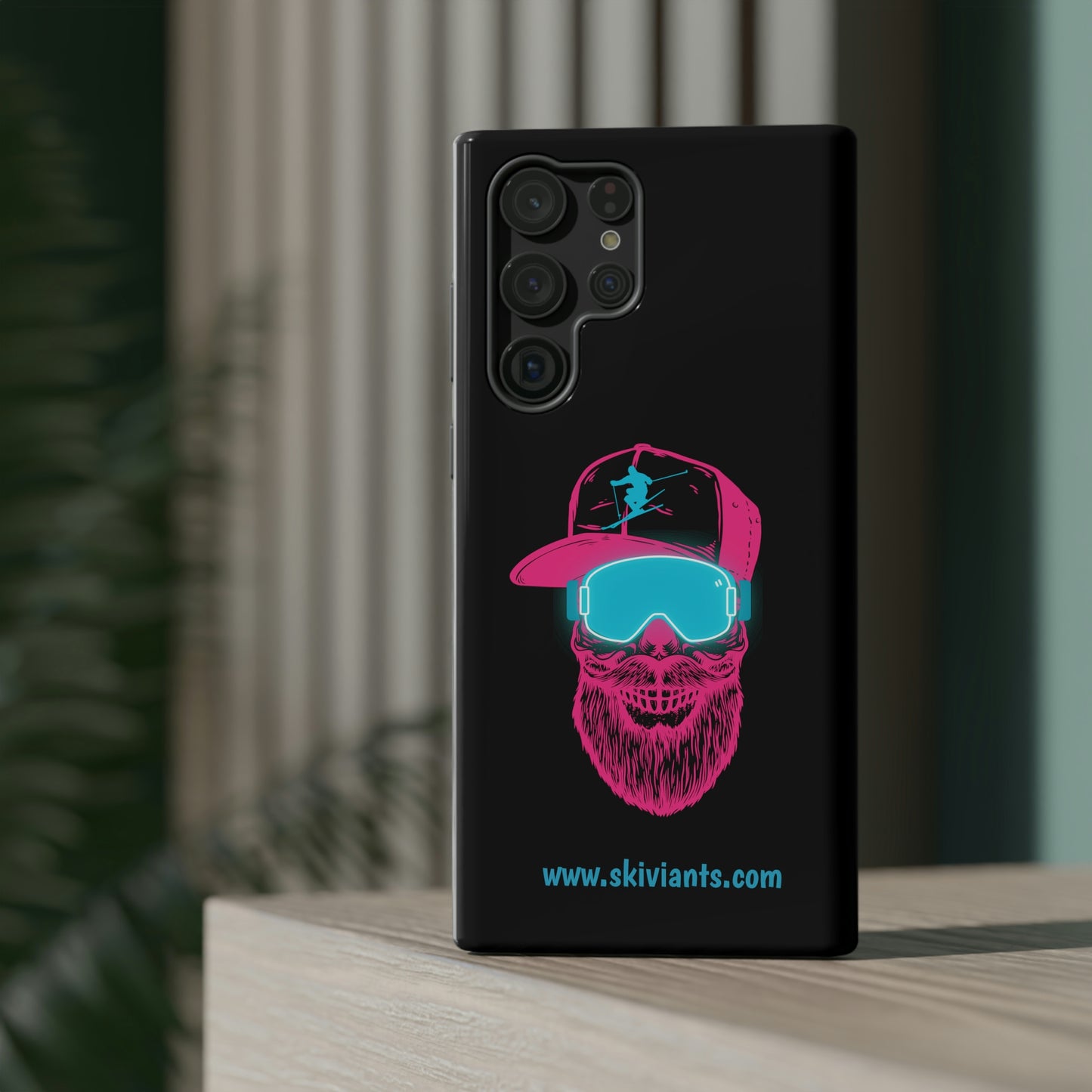 Pink Beard Impact-Resistant Phone Case