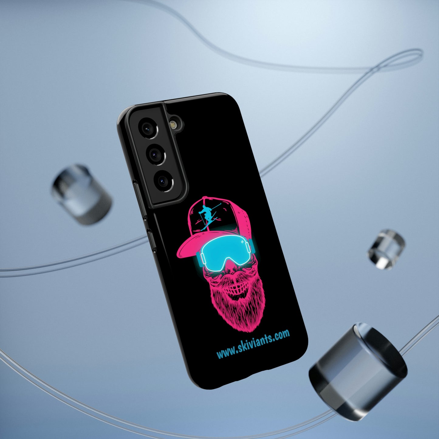 Pink Beard Impact-Resistant Phone Case