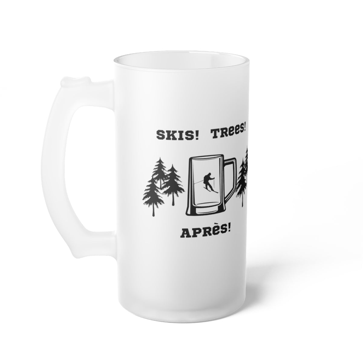 Après Frosted Glass Beer Mug