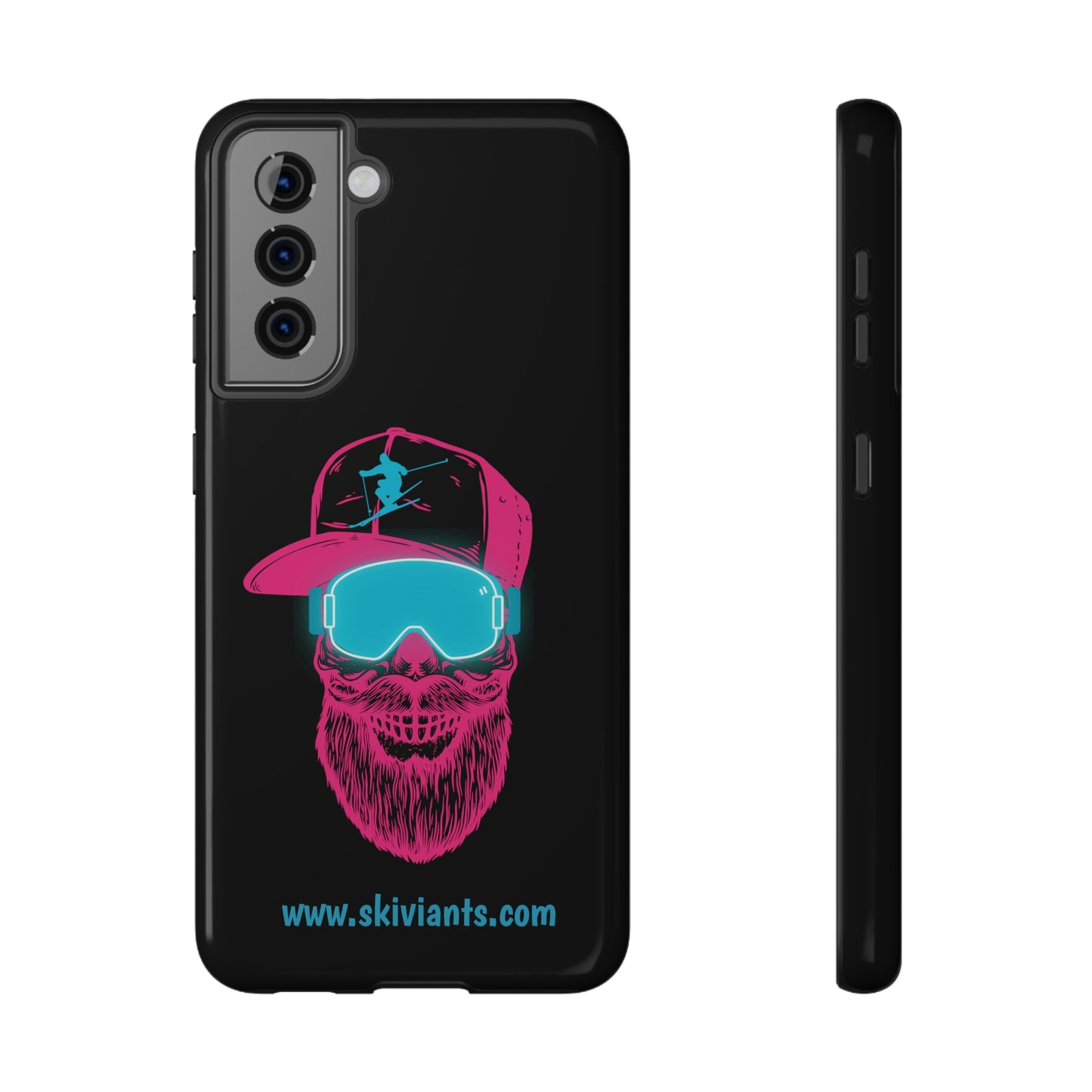 Pink Beard Impact-Resistant Phone Case