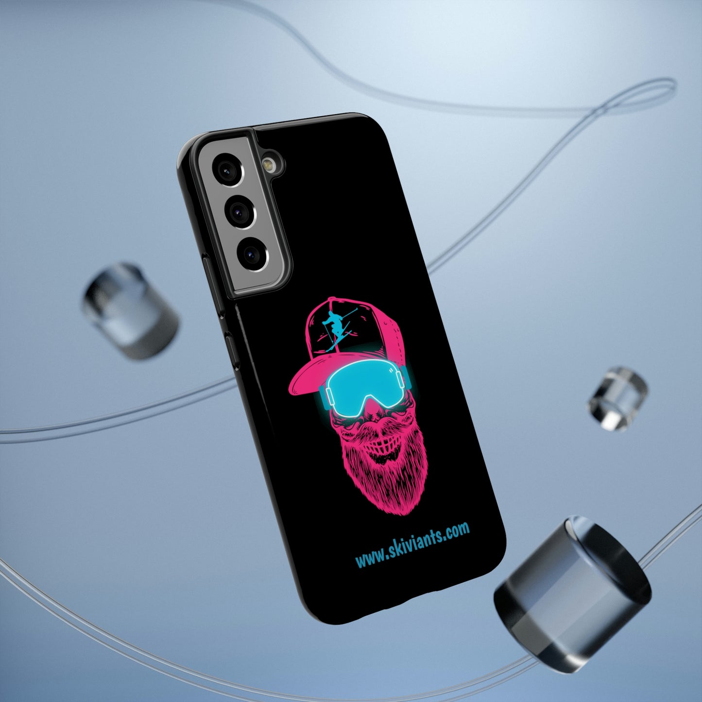 Pink Beard Impact-Resistant Phone Case