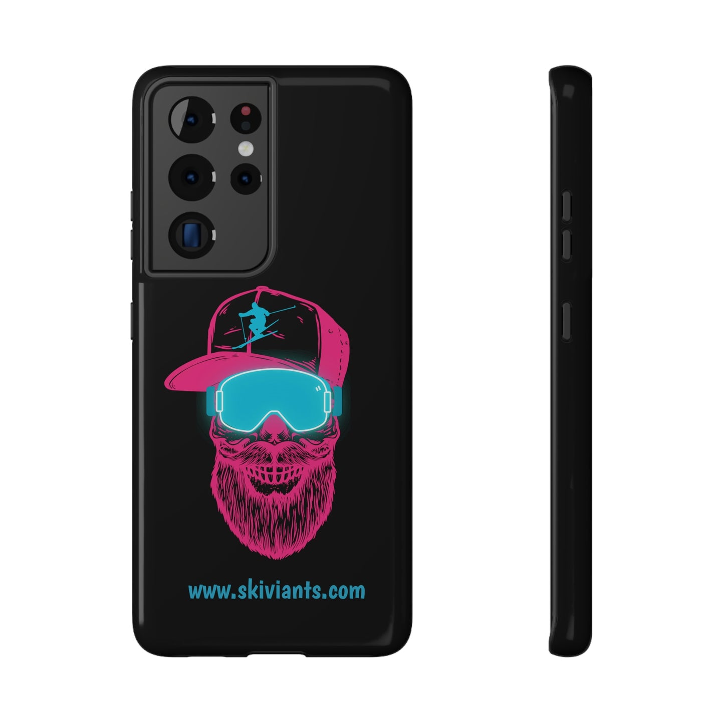 Pink Beard Impact-Resistant Phone Case