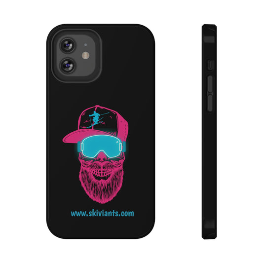 Pink Beard Impact-Resistant Phone Case