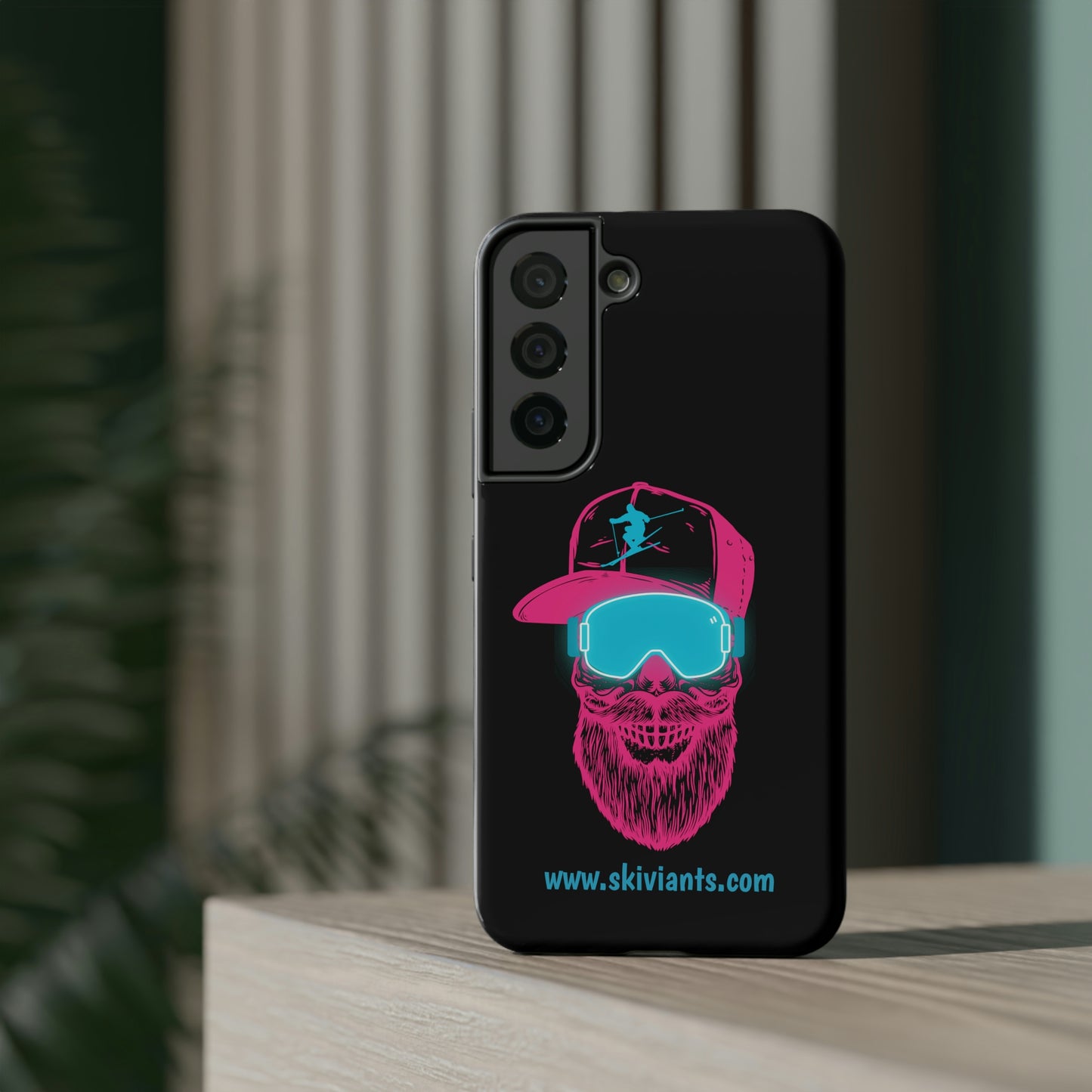 Pink Beard Impact-Resistant Phone Case