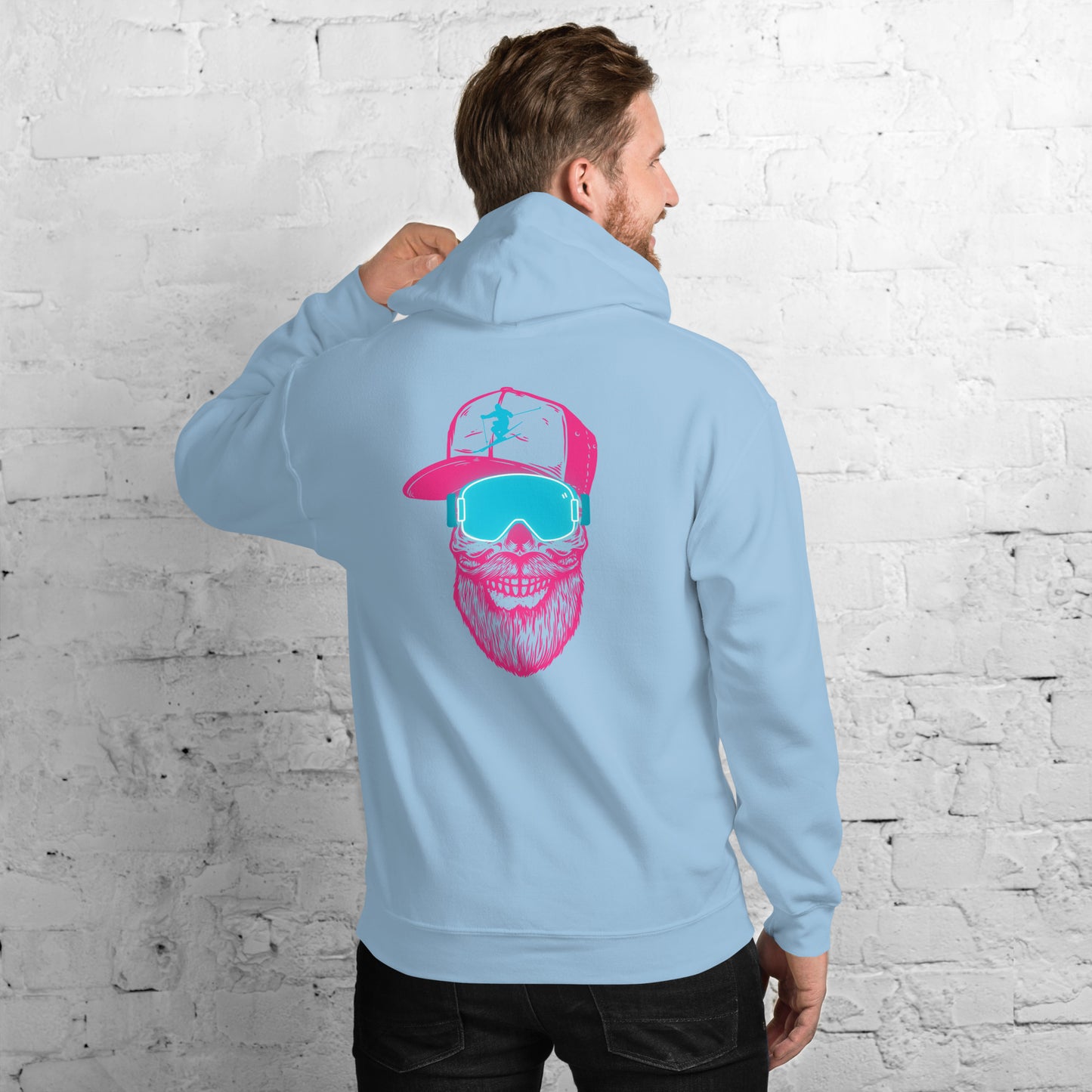 Pink Beard Hoodie