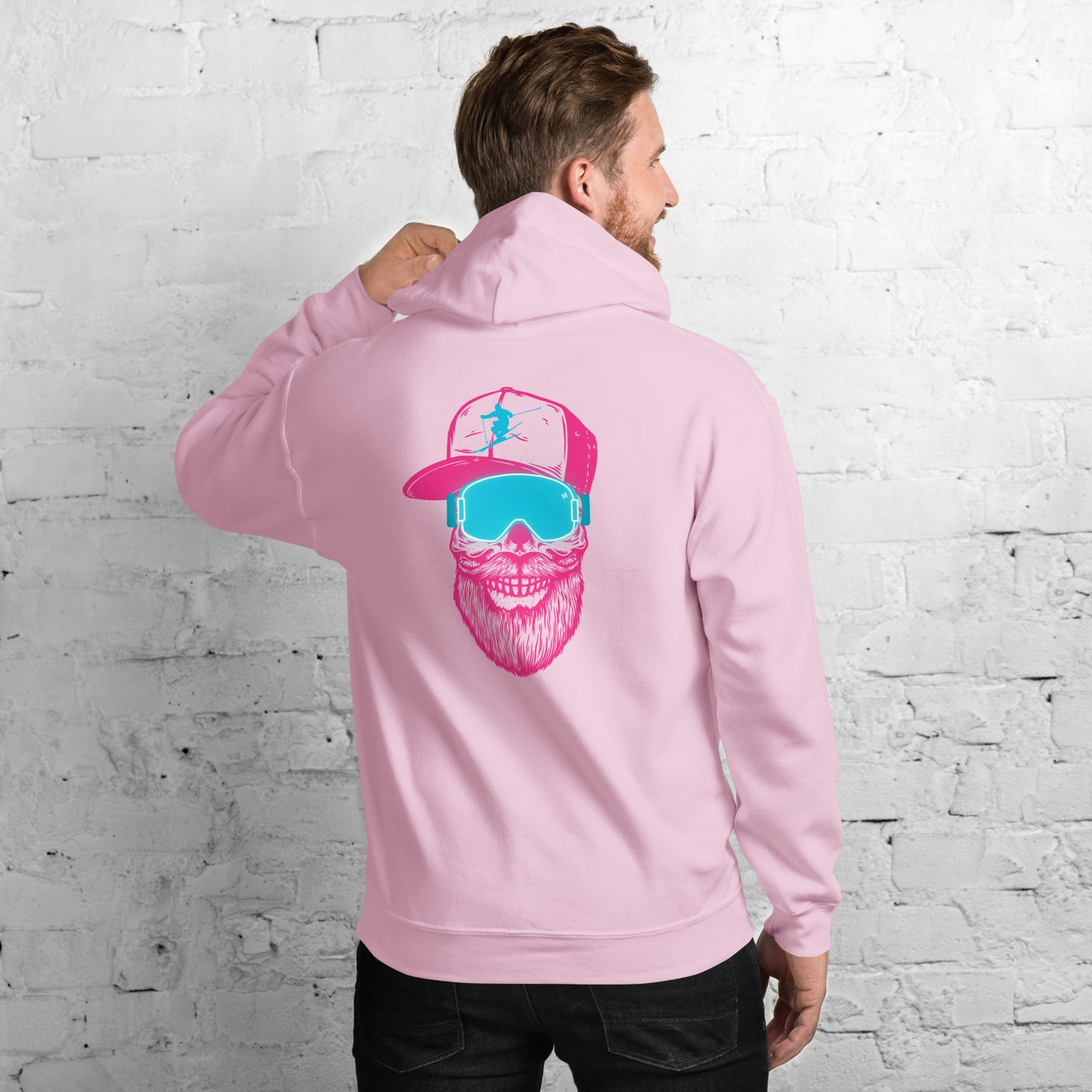 Pink Beard Hoodie